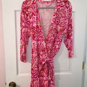Lilly Pulitzer wrap romper